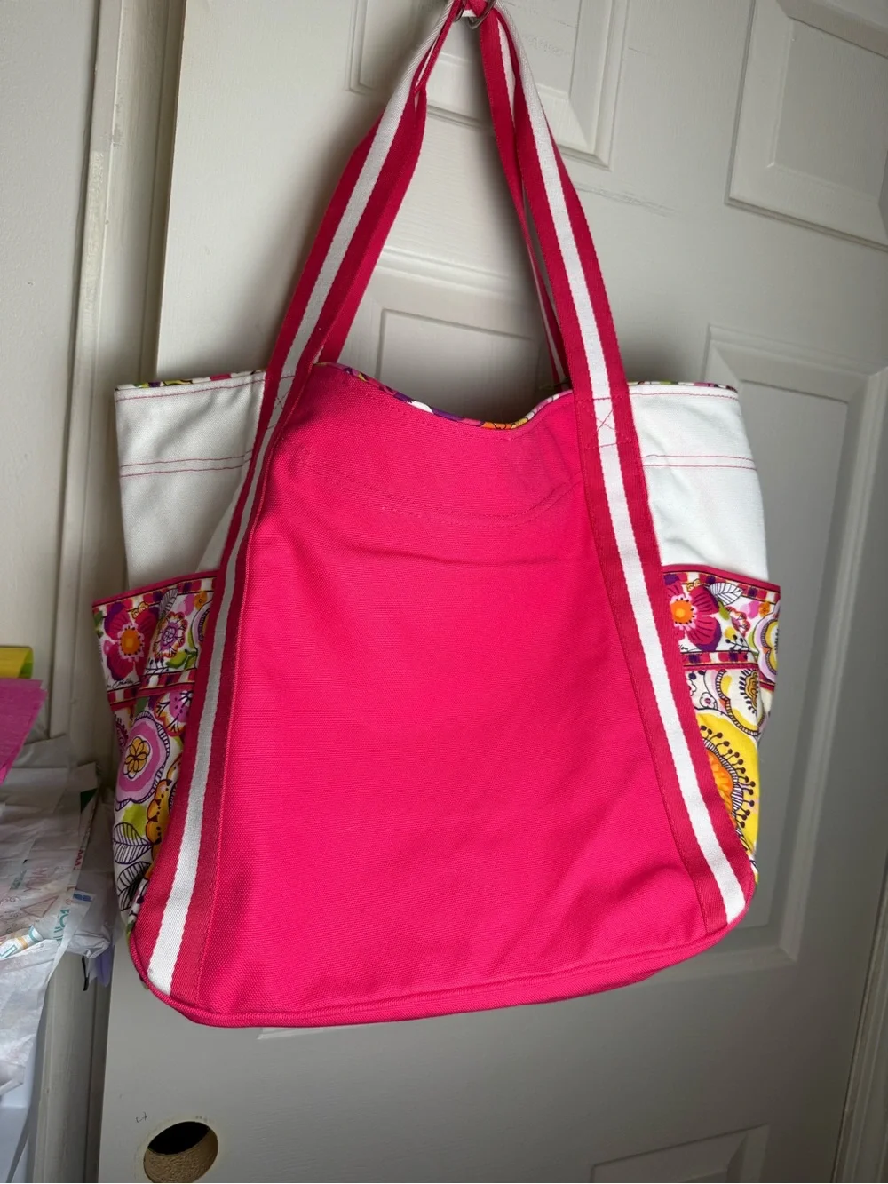 NWT Vera Bradley Clementine Large Colorblock Tote Retired Pattern